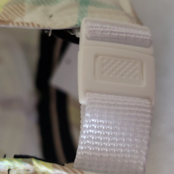 rag & bone | NWT Addison Sporty Yellow Cream Plaid Baseball Cap SZ OS - Picture 10 of 10